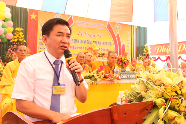 Lễ Công Bố Công Quyết Định Bổ Nhiệm Trụ Trì Niệm Phật Đường Pháp Quang, Xã Ea Puk.